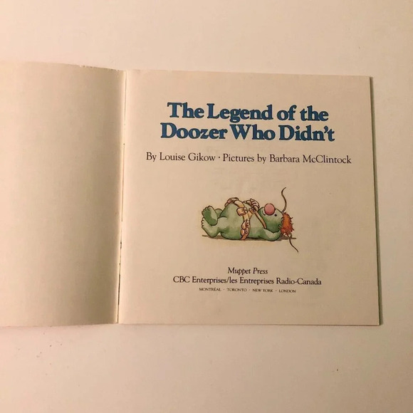 Vintage 1984 The Legend Of The Doozer Who Didn't Fraggle Rock - Picture 6 of 15